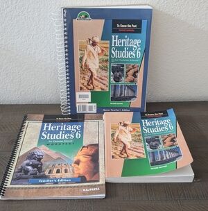 BJU Bob Jones Heritage Studies Grade 6 (2nd Edition) Bundle